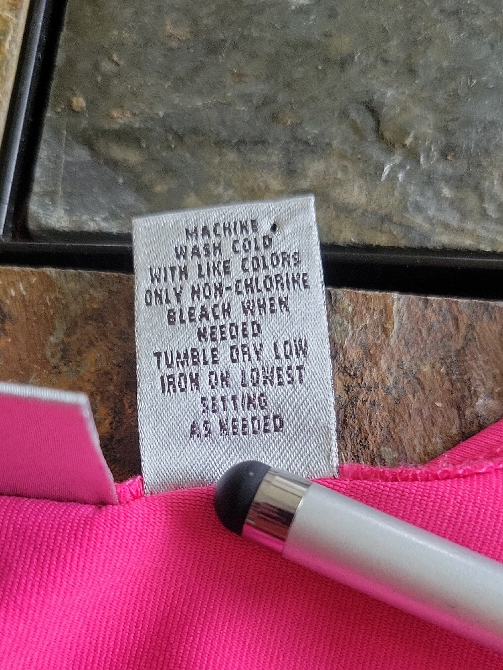 Chico's Tank Top, 3 = L/XL, Pink - Picture 8 of 11
